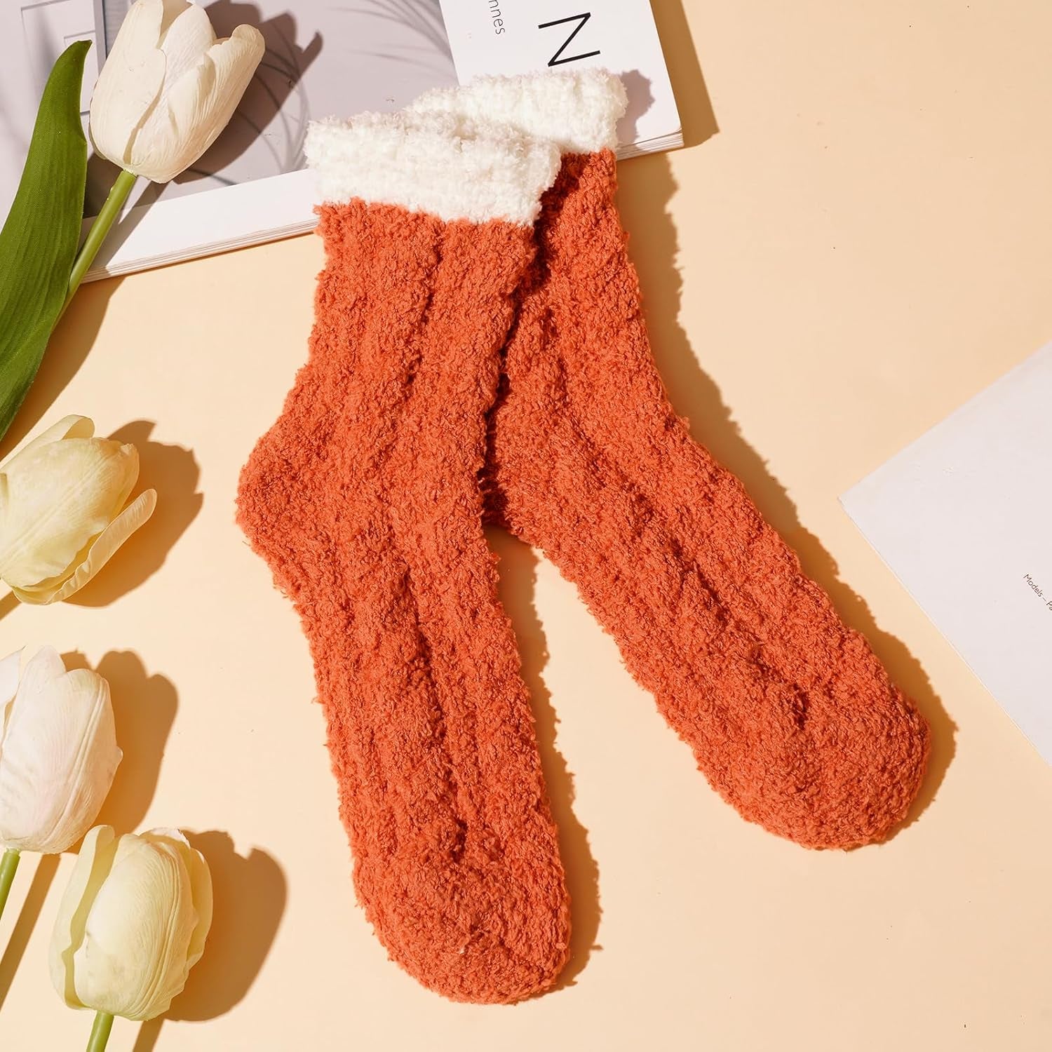 Cozy Gifts for Women Christmas,Birthday Gifts,Luxury Self Care Get Well Gifts,Relaxing Spa Gifts Basket W/Fall Throw Blanket,Orange Gifts for Women,Mom, Wife,Girlfriend,ValentineāS Day Gifts for Her