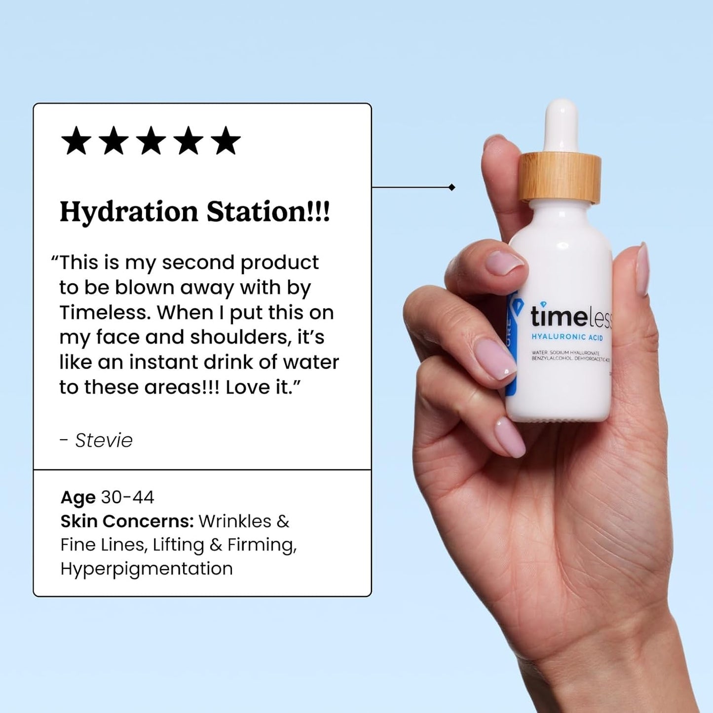 Hyaluronic Acid 100% Pure Serum - Hydrating Face Serum for Personal Care - Fragrance-Free Hyaluronic Acid Serum for Skin Care - 8 Oz