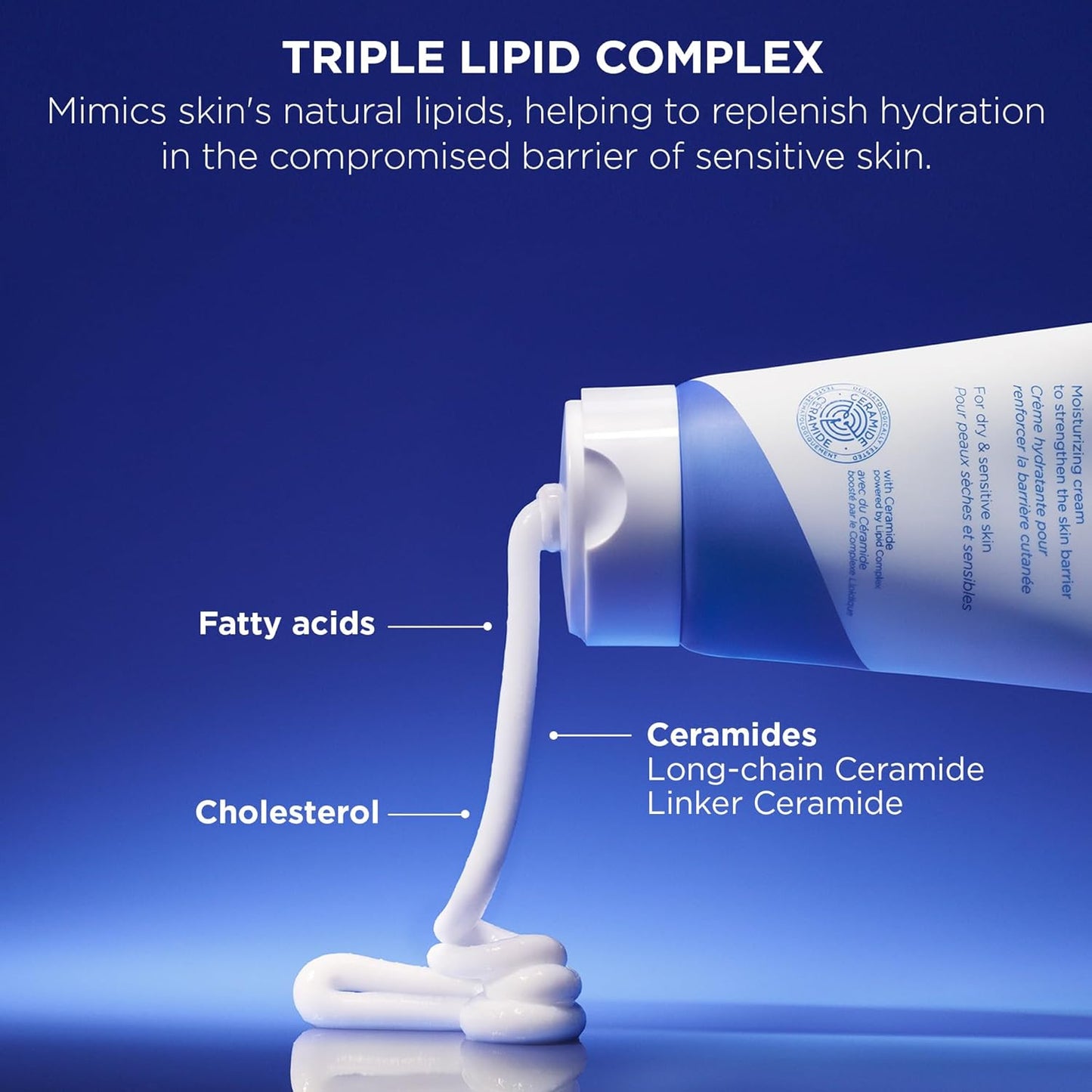 ATOBARRIER365 Cream with Ceramide, Korean Moisturizer for Barrier Repair | 120-Hour Lasting Hydration, Capsuled Ceramides for Dry & Sensitive Skin, Non-Comedogenic Tested, 2.70 Fl.Oz.(Renewed)