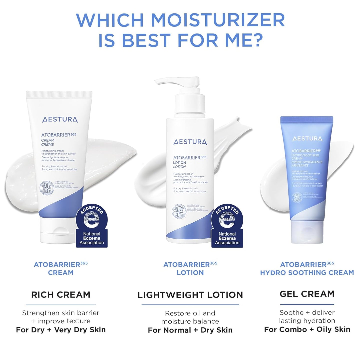 ATOBARRIER365 Cream with Ceramide, Korean Moisturizer for Barrier Repair | 120-Hour Lasting Hydration, Capsuled Ceramides for Dry & Sensitive Skin, Non-Comedogenic Tested, 2.70 Fl.Oz.(Renewed)