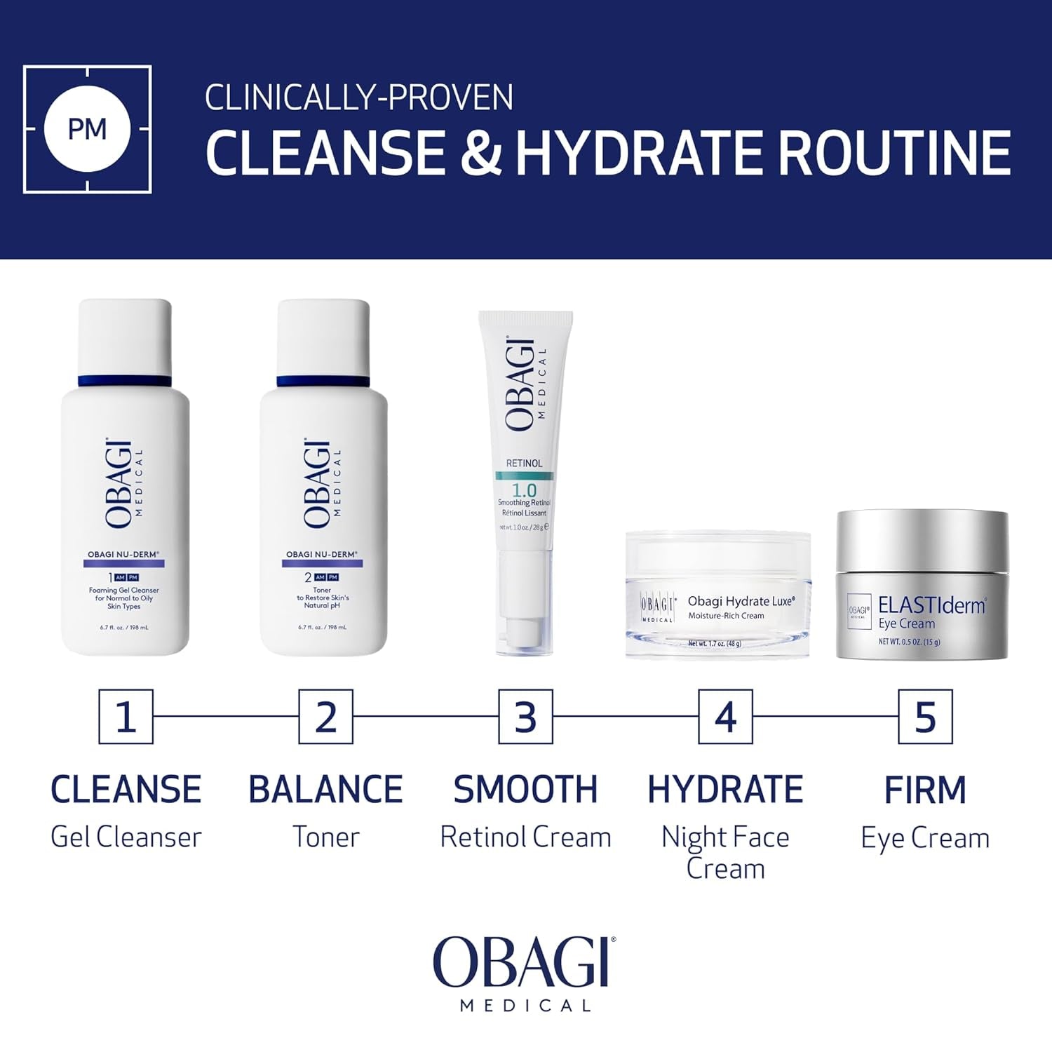 Obagi Nu-Derm Foaming Gel – Gel-Based Cleanser for Normal to Oily & Sensitive Skin